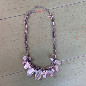 WHBM Jewelry | Crystal and Stone Statement Necklace